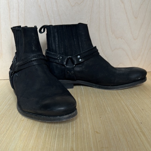 All Saints Dakota black leather ankle boot - Picture 3 of 11